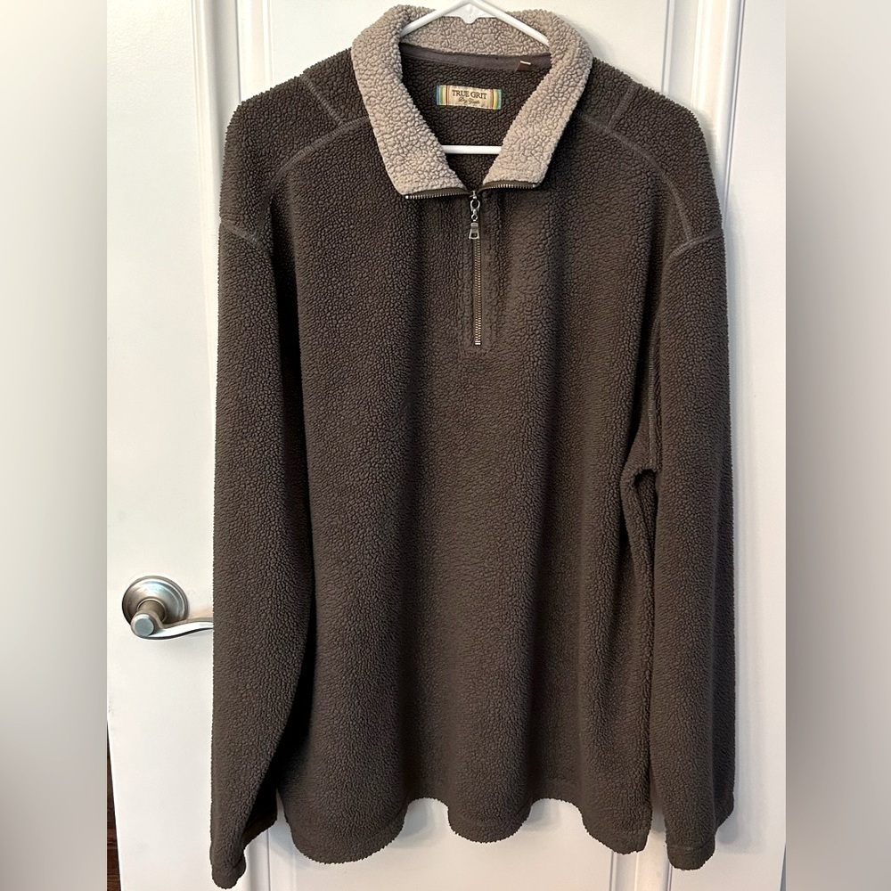 Tru Grit Dry Goods Pebble Pile 1/4 Zip Pullover